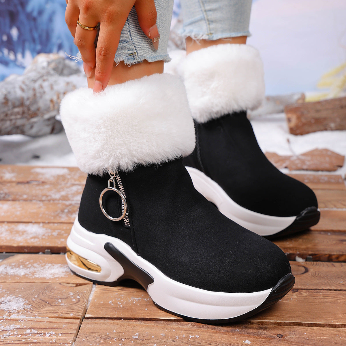 💖Women's Winter Warm Non-Slip Snow Boots