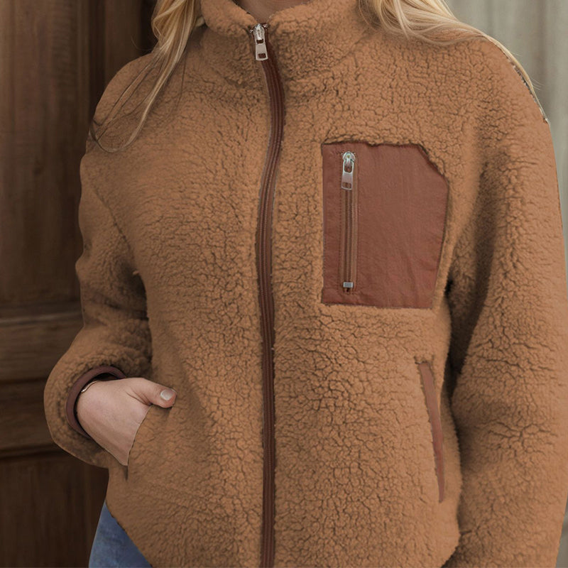 ☃️Women's Winter Sherpa Plush Full-Zip Jacket
