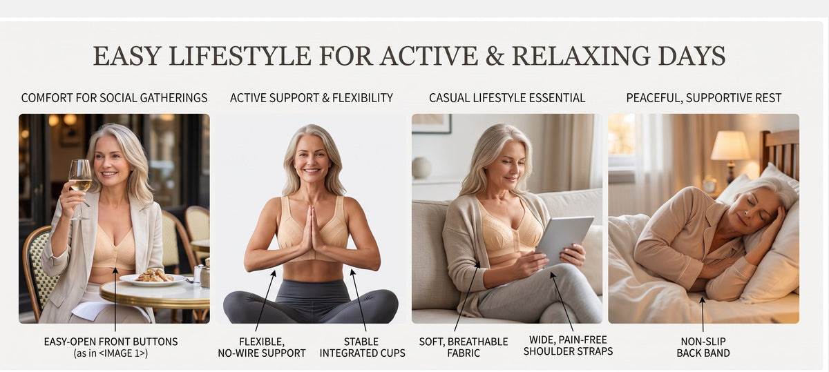 💥👙LAST DAY SALE -BUY 1 GET 1 FREE!!💘CloudComfort Front-Button Cotton Bra – Breathable • Wire-Free • All-Day Support • Non-Padded & Skin-Friendly🌿