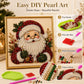 🎨💎Set de pictură de Crăciun cu mărgele și strasuri, potrivit pentru activități manuale destinate copiilor și adulților, decorațiuni strălucitoare care adaugă strălucire sărbătorilor