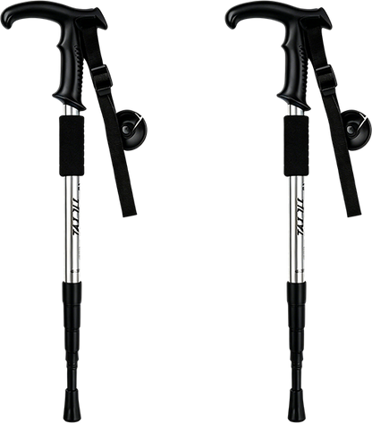 ⛰️ Last Day Special  ! ✨ Adjustable Aluminum Alloy Trekking Pole – Durable, Shock-Absorbing, Lightweight 🌲