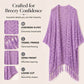 🌸Cardigan larg din tricot pentru femei — cu franjuri ușoare realizate la croșetat, potrivit pentru primăvară, vară și toamnă