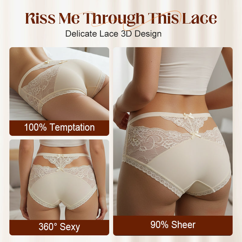 🌸Women's Soft Lace Mid-Rise Panty