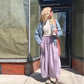 👖Женски ленени ежедневни панталони с широки крачоли