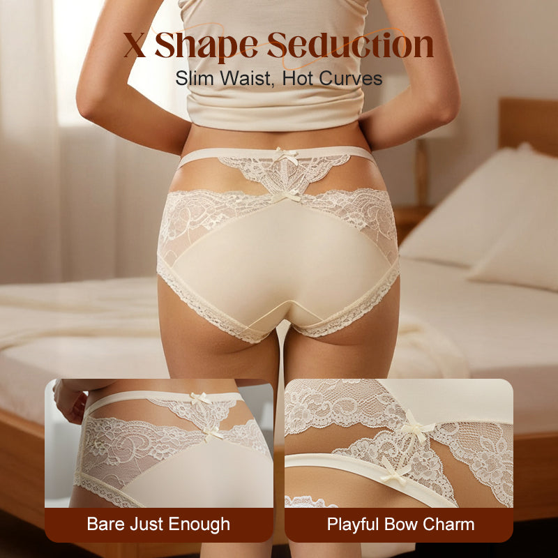 🌸Women's Soft Lace Mid-Rise Panty