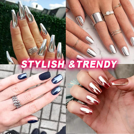 💅Блестящ метален огледален лак за нокти  ✨Купете 1 и получете 1 безплатно✨