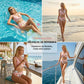🌺 EU S-XL 🏖️ Дамски бикини комплект с флорален принт и висока талия 🌊👙