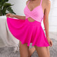 🏖️ Beach Essentials🩱Women's Hollow Out One Piece Dress Swimsuit