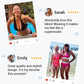 💥👙Set de bikini cu talie înaltă, care subliniază talia, în culori contrastante