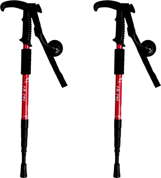 ⛰️ Last Day Special  ! ✨ Adjustable Aluminum Alloy Trekking Pole – Durable, Shock-Absorbing, Lightweight 🌲