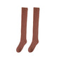 Дамски зимни термо чорапи до коляното от флийс