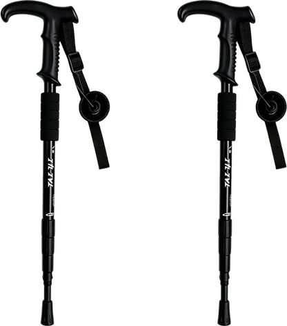 ⛰️ Last Day Special  ! ✨ Adjustable Aluminum Alloy Trekking Pole – Durable, Shock-Absorbing, Lightweight 🌲