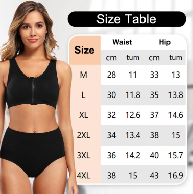 💥Buy 1 get 4 free💕Plus Size High-Waist Hip-Lifting Cotton Panties for Women🔥(5-Pack）