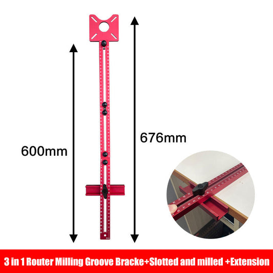 📢📢  Narzędzie do frezowania okrągłych otworów 3w1 – OFERTA LIMITOWANA!🔧 Regulowana średnica z podziałką – do frezowania okrągłych otworów, prostych krawędzi i rowków.🔧