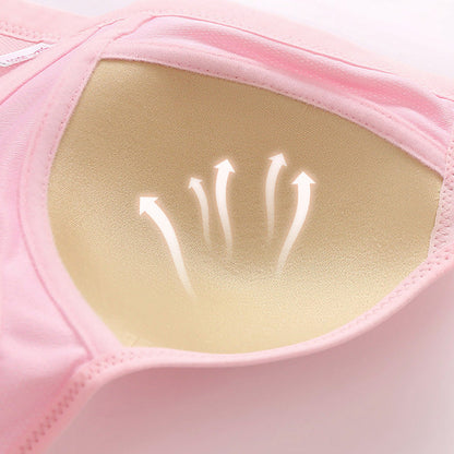💥👙LAST DAY SALE -BUY 1 GET 1 FREE!!💘CloudComfort Front-Button Cotton Bra – Breathable • Wire-Free • All-Day Support • Non-Padded & Skin-Friendly🌿
