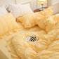 ✨Icy Summer Cool Quilt Lace 4 Piece Set