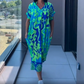 🌸Spring Specials💐 Women's Casual Elegant Printed V-Neck Dress