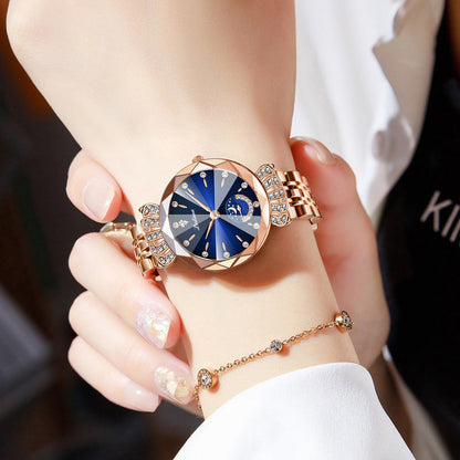 ✨Моден дамски диамантен часовник⌚