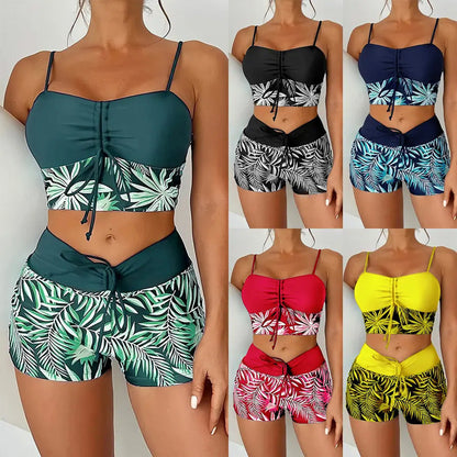 👙Дамски бански костюм от две части с щампа