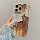 🔥Vintage Rust iPhone твърд калъф
