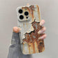 🔥Vintage Rust iPhone твърд калъф