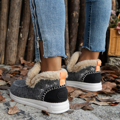 ❄️👢 Women's Winter Ankle Boots: Non-slip, Warm Faux Fur Lining, All-Day Comfort