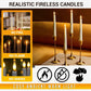 ✨Декоративни безпламъчни свещи с дистанционно управление🕯️