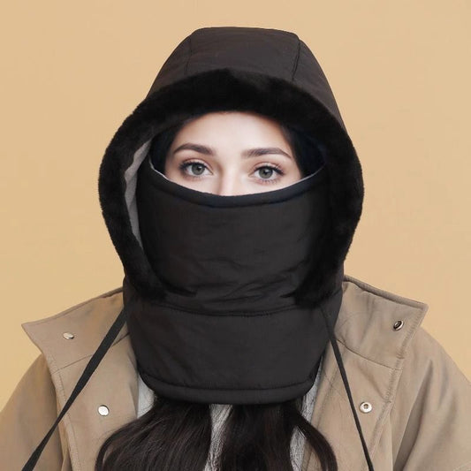 🔥Plush-lined Thickened Thermal Hat with Face Mask for Men and Women