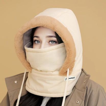 🔥Plush-lined Thickened Thermal Hat with Face Mask for Men and Women