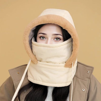 🔥Plush-lined Thickened Thermal Hat with Face Mask for Men and Women
