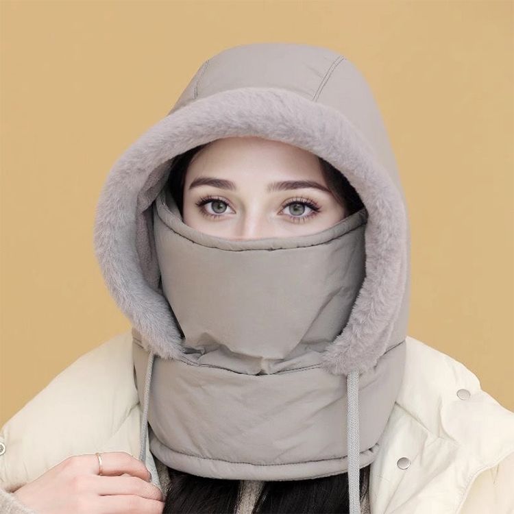 🔥Plush-lined Thickened Thermal Hat with Face Mask for Men and Women