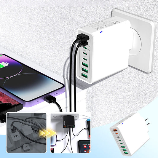 🔥Гореща промоция🔥 150W многопортово бързо зарядно устройство за мобилен телефон