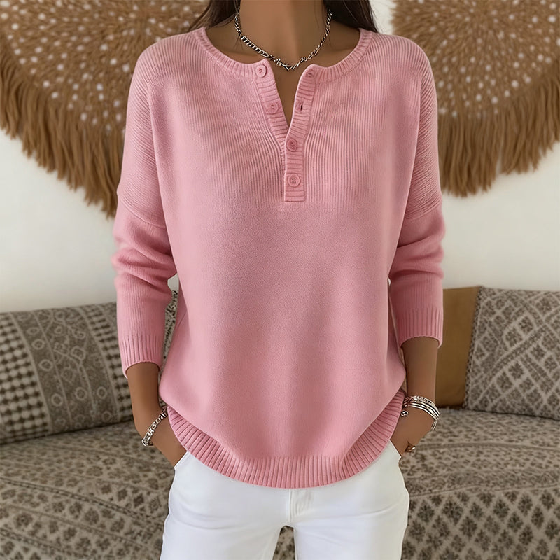 ✨Women's Button V-Neck Knit Sweater