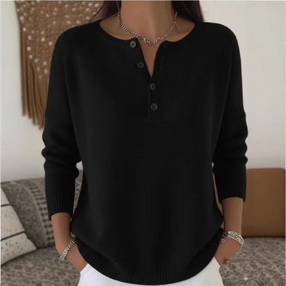 ✨Women's Button V-Neck Knit Sweater