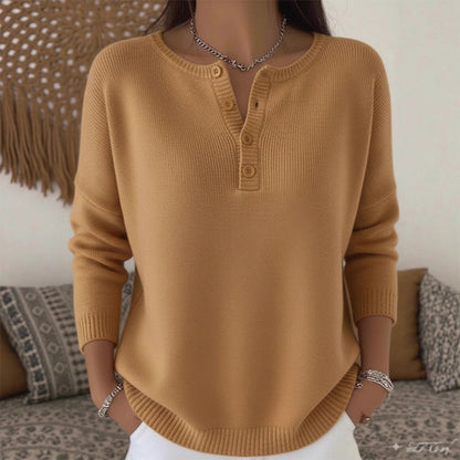 ✨Women's Button V-Neck Knit Sweater