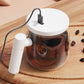 ☕Cana de cafea portabilă cu agitator electric și mâner