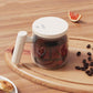 ☕Cana de cafea portabilă cu agitator electric și mâner