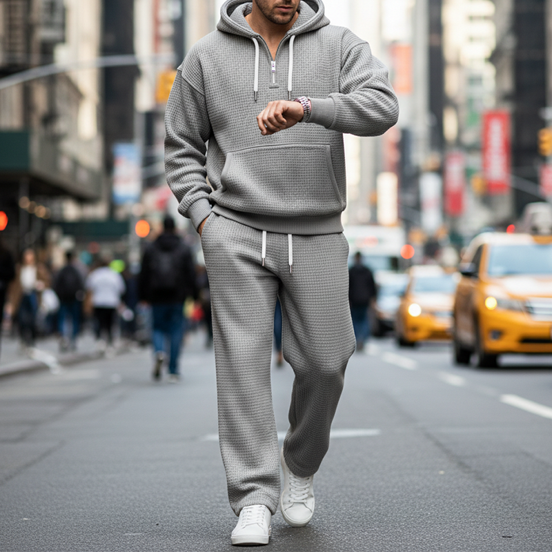 🔥Men's Hooded Pullover & Sweatpants Set