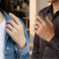 💍1+1 gratis✨Geometryczny owalny pierścionek z kamieniem księżycowym i cyrkoniami🌙
