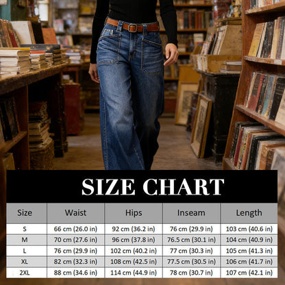 💥Women's High-Waist Wide-Leg Jeans