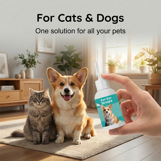😺🐶 Łagodne krople do czyszczenia uszu zwierząt domowych 🐾