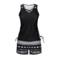 🩱 Tankini damă 2 piese cu imprimeu, costum de baie confortabil