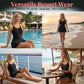 🌞👙Double Strap Ruched Skirted Swimsuit 🏖️🏊‍♀️