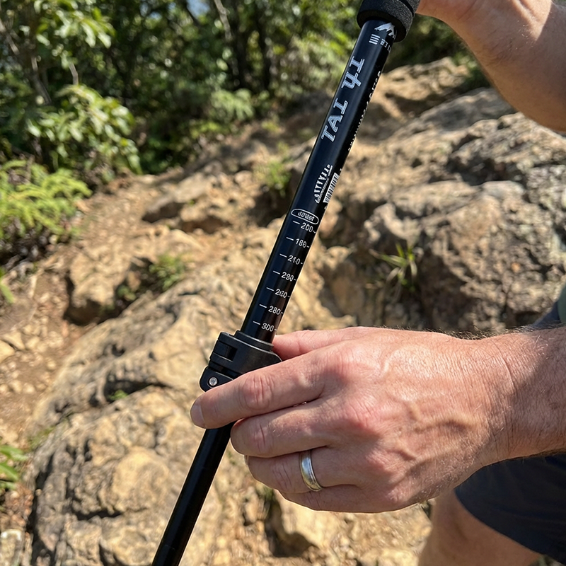 ⛰️ Last Day Special  ! ✨ Adjustable Aluminum Alloy Trekking Pole – Durable, Shock-Absorbing, Lightweight 🌲