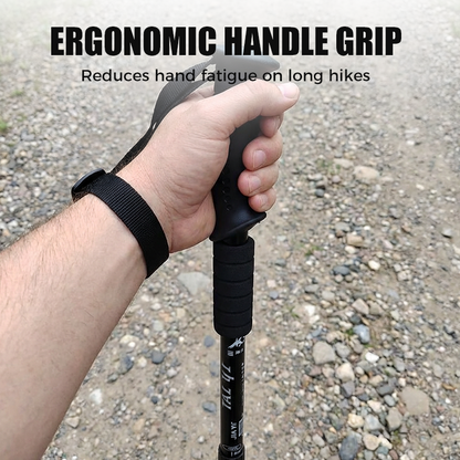 ⛰️ Last Day Special  ! ✨ Adjustable Aluminum Alloy Trekking Pole – Durable, Shock-Absorbing, Lightweight 🌲