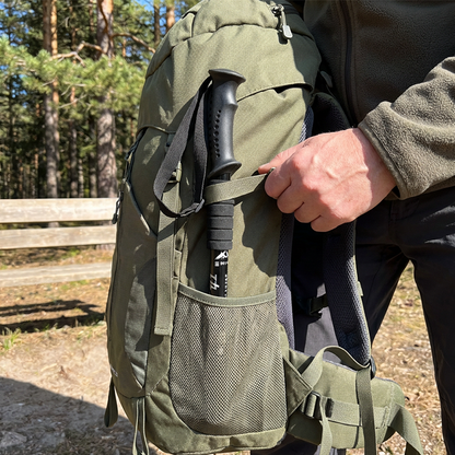 ⛰️ Last Day Special  ! ✨ Adjustable Aluminum Alloy Trekking Pole – Durable, Shock-Absorbing, Lightweight 🌲