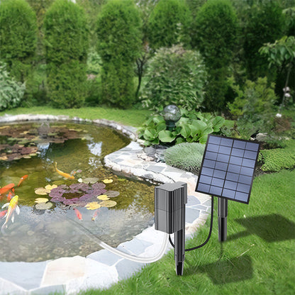 🔆Sistem de oxigenare pentru lacuri alimentat cu energie solară, dotat cu pompă de aer🐟