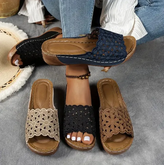 👡Femei respirabil ortopedice Open Toe papuci