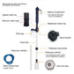 🐠Aparat electric de curățare a pietrișului din acvariu – funcționează cu baterii, lungime reglabilă, ușor de utilizat – potrivit pentru orice acvariu 🧹🐟