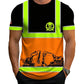 👷🔦 Dobrze widoczna, przyciągająca uwagę koszulka robocza – fluorescencyjna + odblaskowa | XS–6XL | 🛡️